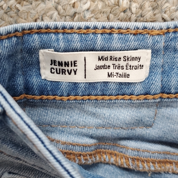 True Religion 24 Y2K Indie Sleeze Hippie Grunge Mid Rise Shadow Hem Skinny Jeans - Picture 6 of 13